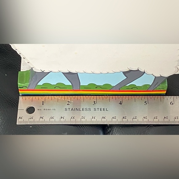 Vintage IKEA wooden lamb / sheep single bookend - Charming Sheep Wooden Decor - Picture 9 of 12